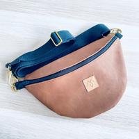 Niere "Mili Belt Bag M" - grauer Leopard