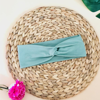 Cotton hair band - red