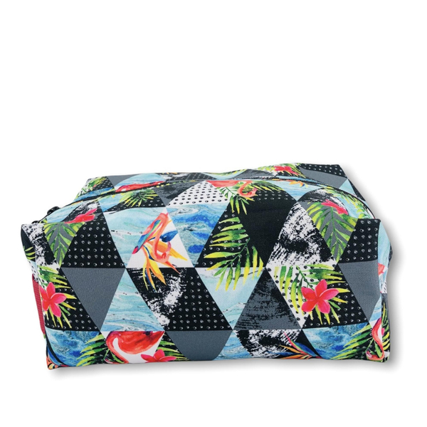 Beauty bags -  flowers/triangles