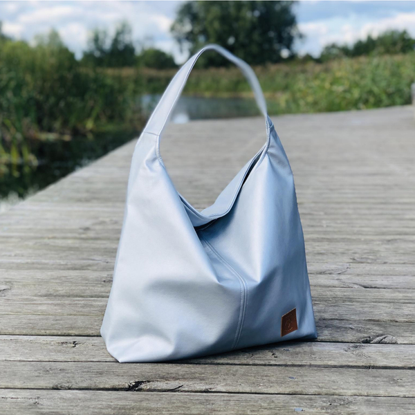 Eco leather bag "Mili Chic MC7" - silver