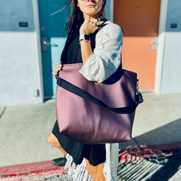 Torba shopper "Mili Duo MD2" - fioletowa