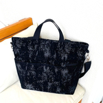 Velour City Rucksack / Tasche "Mili Urban Jungle" - rot