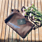 Kleine Korktasche "Mili Corco Bag" - dunkelbraun