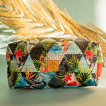 Beauty bags -  flowers/triangles