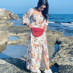 Damen Cordniere "Mili Belt Bag M" - rot