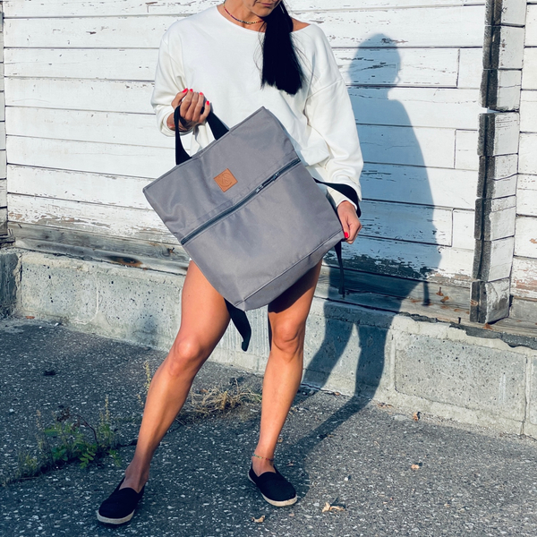 Codura Rucksack/Citytasche „Mili Urban Jungle“ – grau