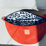 Nerka damska  "Mili Belt Bag M" - miedziana pomarańcza