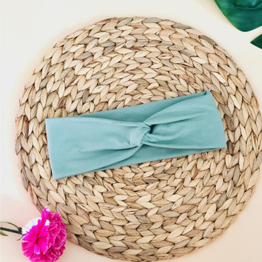 Cotton hair band - red