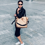 Torba shopper "Mili Duo MD2" - stare złoto