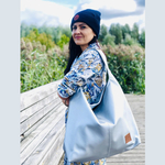 Eco leather bag "Mili Chic MC7" - silver