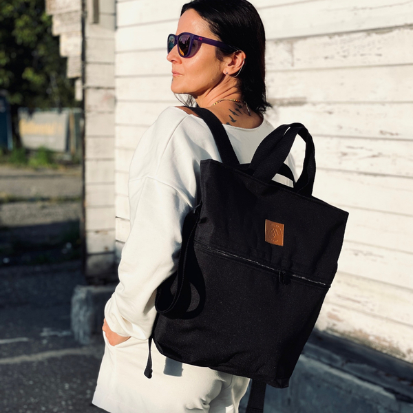 Codura Rucksack/Citytasche „Mili Urban Jungle“ – schwarz