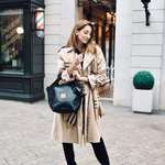 Torba shopper z eko skóry "Mili Basic" - czarna