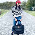 Big bag made of eco leather "Mili Weekend Bag" - black