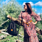 Plecak/torba 2 w 1 "Mili Funny Bag" - czarny