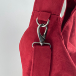 Öko-Wildledertasche "Mili Chic MC7" - rot