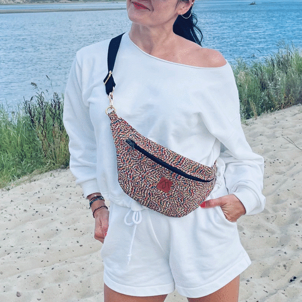 Bag, sachets Mili Belt Bag M - love peace