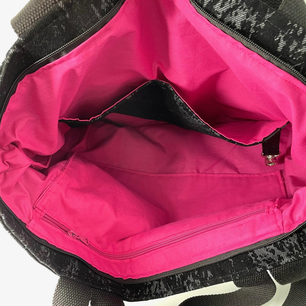 Velour City Rucksack / Tasche "Mili Urban Jungle" - rot