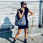 Eco suede bag "Mili Chic MC7" - mostera