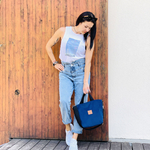 Shopper bag "Mili Basic Black" - navy blue