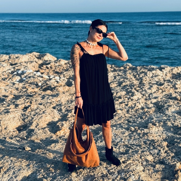 Eco suede bag "Mili Chic MC7" - mostera