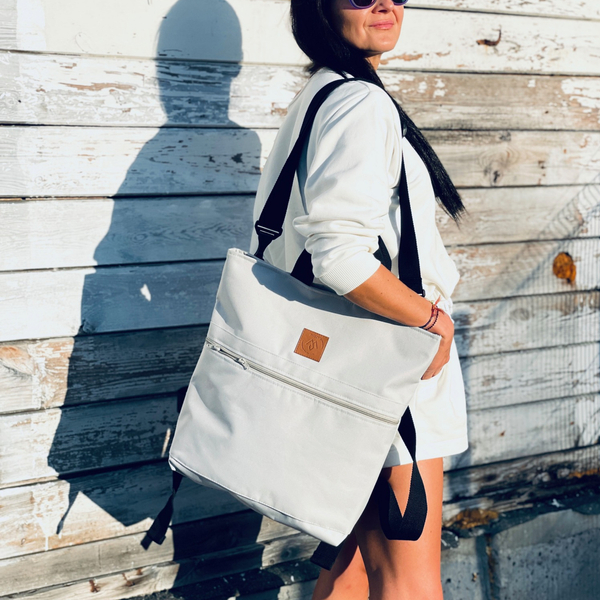 Codura city backpack / bag "Mili Urban Jungle" - light grey