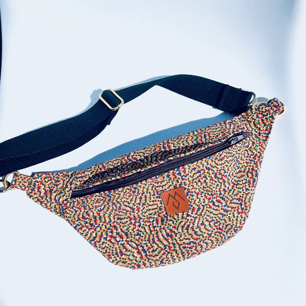 Bag, sachets Mili Belt Bag M - love peace