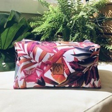 Beauty bags - flowers/pink