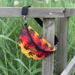 Nerka damska "Mili Belt Bag M" - liście reggae