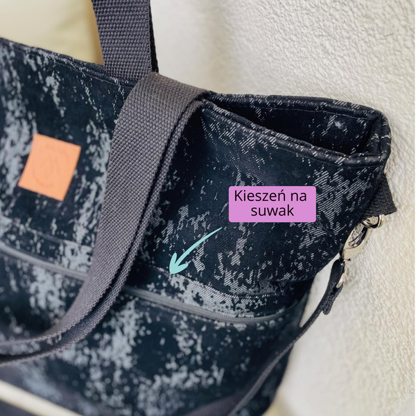 Velour City Rucksack / Tasche "Mili Urban Jungle" - rot