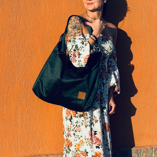 Eco suede bag "Mili Chic MC7" - mostera