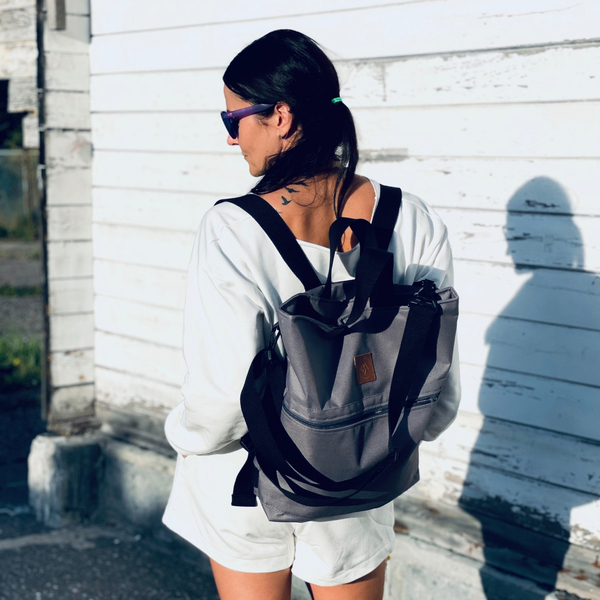 Codura Rucksack/Citytasche „Mili Urban Jungle“ – grau