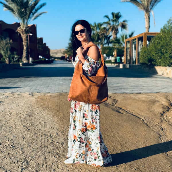 Eco suede bag "Mili Chic MC7" - mostera