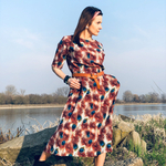 Sukienka Polly - pawie oko