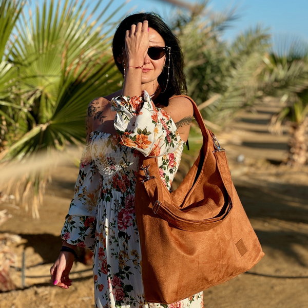 Eco suede bag "Mili Chic MC7" - mostera