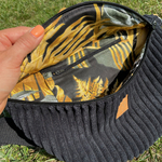 Damen Gürteltasche aus Cord "Mili Belt Bag M" - blau