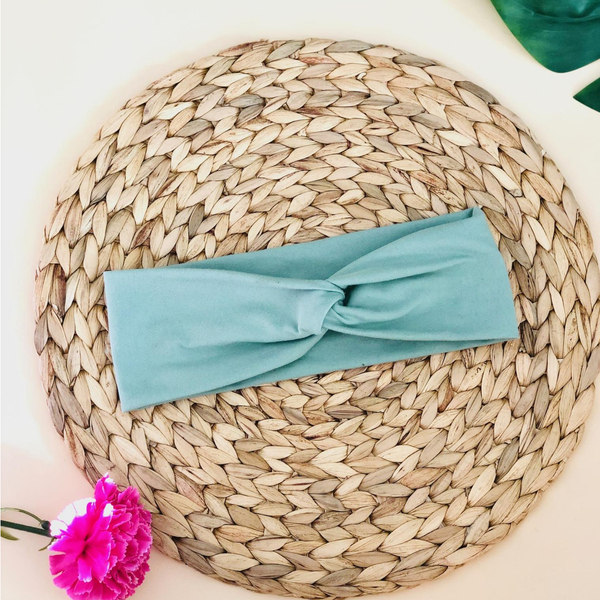 Cotton hair band - red