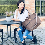 Big bag made of eco leather "Mili Weekend Bag" - black