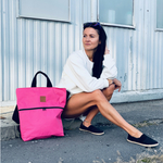 Codura Rucksack/Citytasche „Mili Urban Jungle“ – rosa