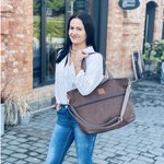 Big bag made of eco leather "Mili Weekend Bag" - black