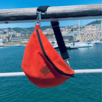 Nerka damska  "Mili Belt Bag M" - miedziana pomarańcza