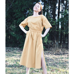 Sukienka Polly - musztardowa