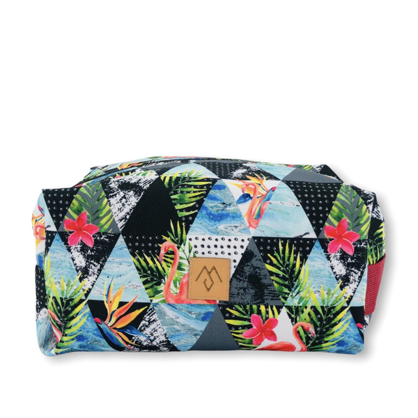 Beauty bags -  flowers/triangles