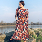 Sukienka Polly - pawie oko