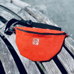 Nerka damska  "Mili Belt Bag M" - miedziana pomarańcza