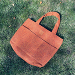 "Mili City Vibes" shopper bag - brown braid