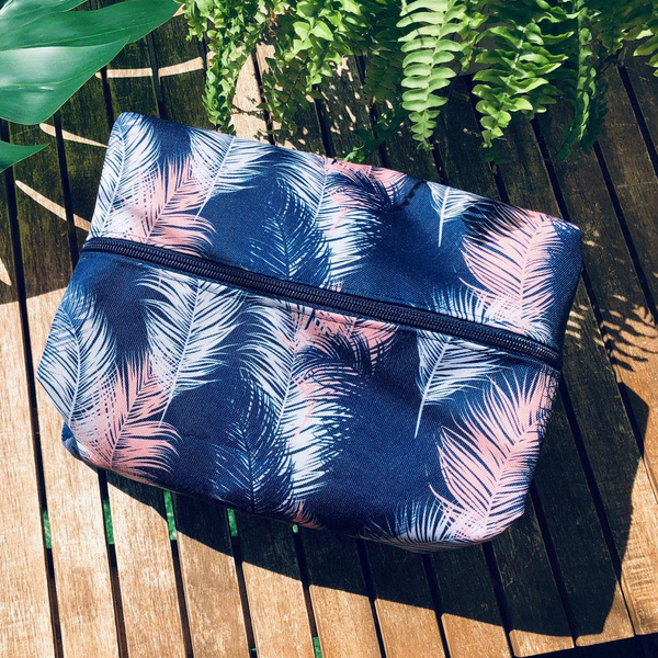 Beauty bags - navy/pink