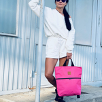 Codura Rucksack/Citytasche „Mili Urban Jungle“ – rosa