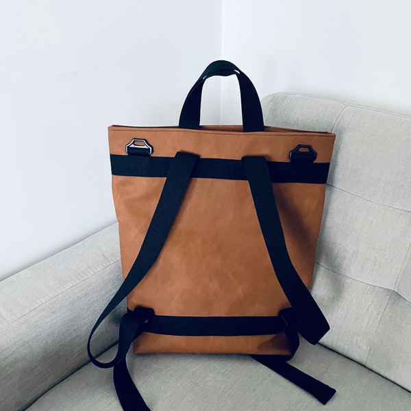 Velour City Rucksack / Tasche "Mili Urban Jungle" - marine