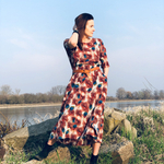 Sukienka Polly - pawie oko