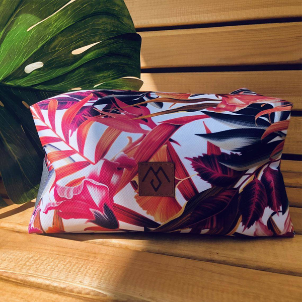 Beauty bags - flowers/pink